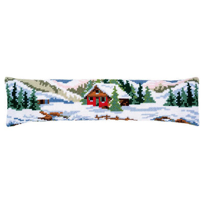 Vervaco Cross Stitch Kit - Winter Scenery Draught Excluder