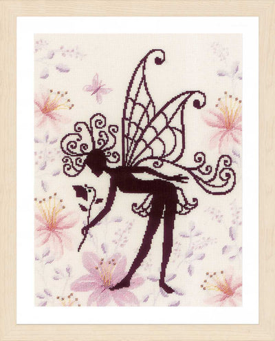 Lanarte Cross Stitch Kit - Flower Fairy Silhouette 2