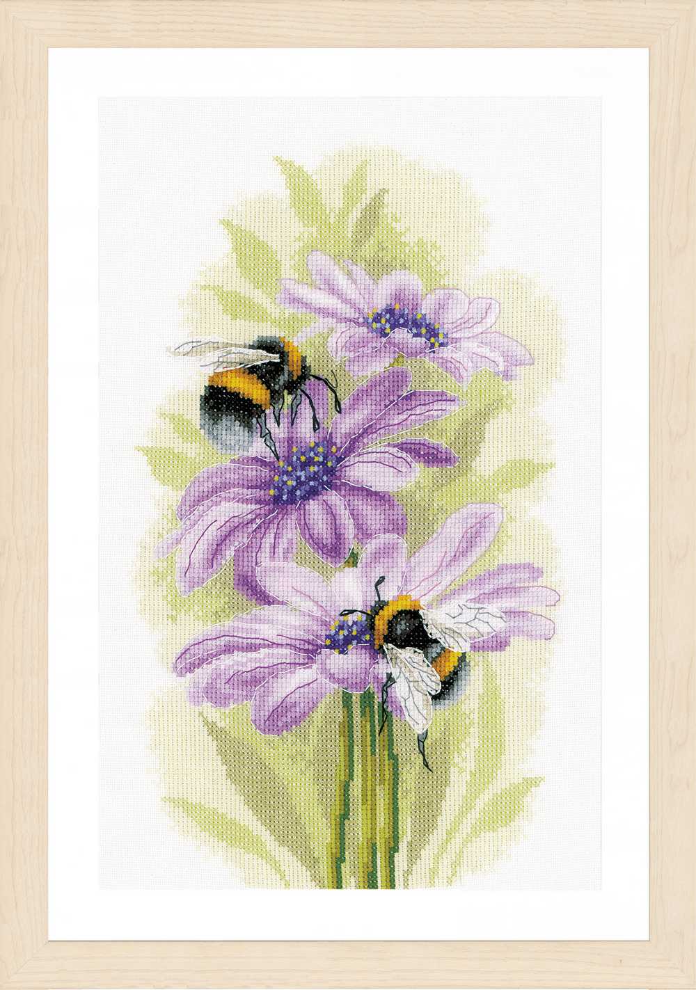 Lanarte Cross Stitch Kit - Dancing Bees (Evenweave)