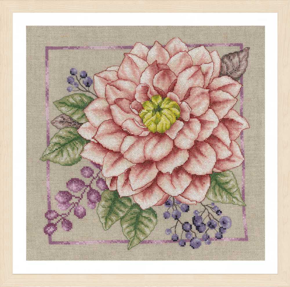 Blooming Blush Cross Stitch Kit - Lanarte