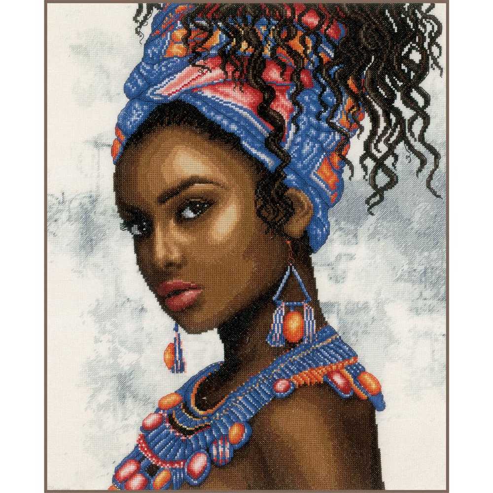 Lanarte Cross Stitch Kit - Headscarf Model