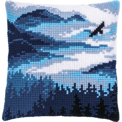 Vervaco Cross Stitch Kit - Blue Landscape Cushion