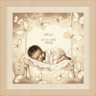 Baby in Hammock Cross Stitch  Kit - Vervaco