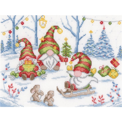 Party With Gnomes Cross Stitch Kit Vervaco SALE