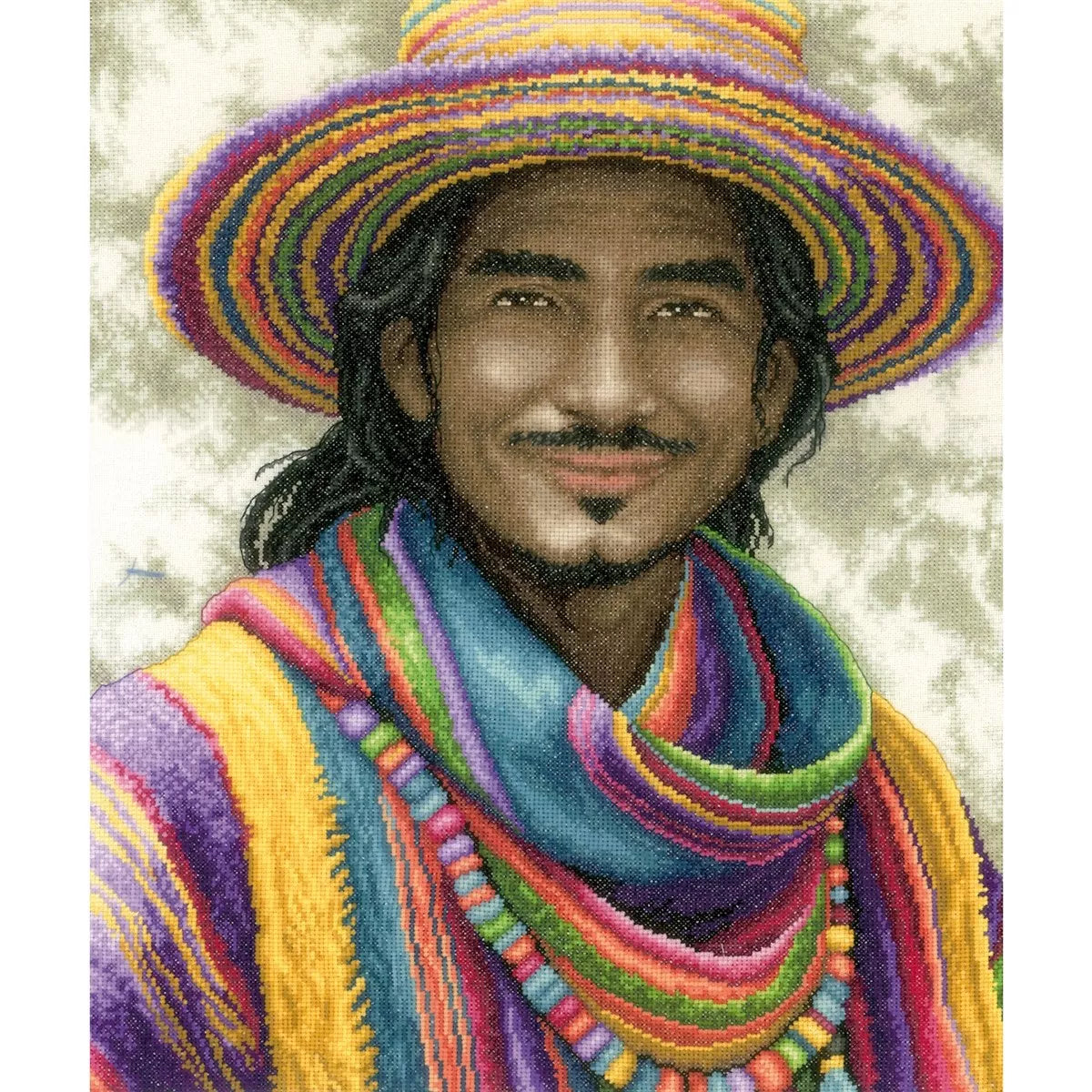 Smile in Colour Cross Stitch Kit ~ Lanarte