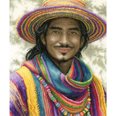 Smile in Colour Cross Stitch Kit ~ Lanarte