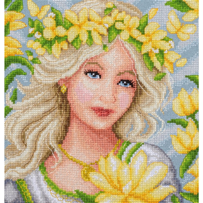 Blossom Cross Stitch Kit ~ Lanarte SALE