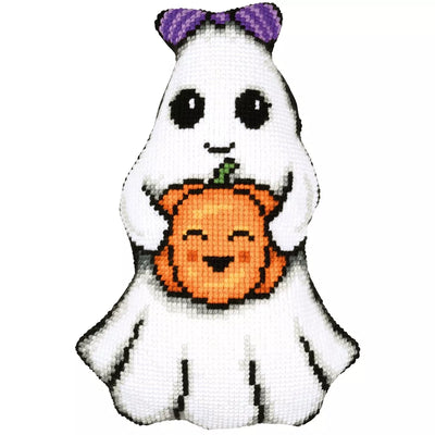 Ghost Cushion Cross Stitch Kit Vervaco