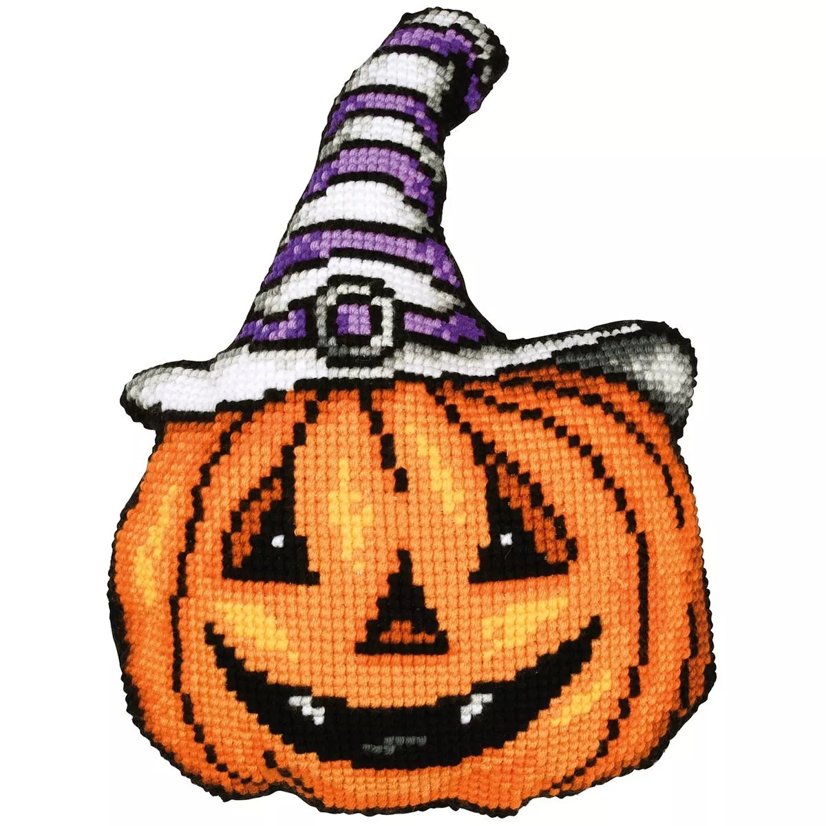 Pumpkin Cushion Cross Stitch Kit Vervaco