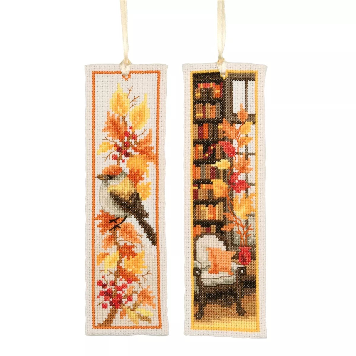 Autumn Bookmarks Cross Stitch Kit Vervaco