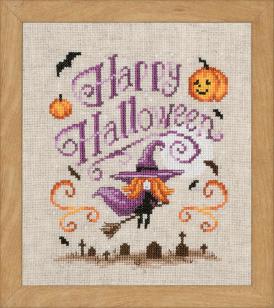 Happy Halloween Cross Stitch Kit Vervaco