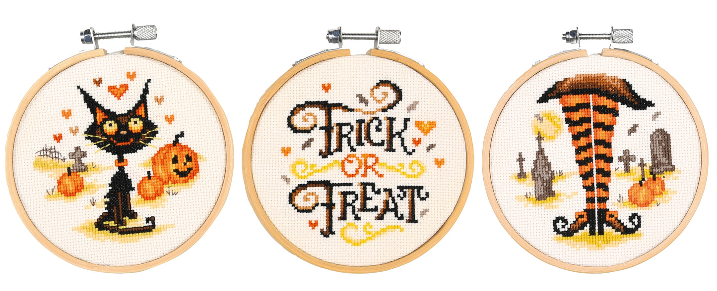 Halloween Miniatures Cross Stitch Kit Vervaco