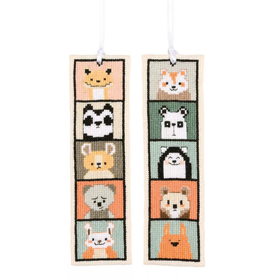 Little Animals Bookmarks Cross Stitch Kit Vervaco