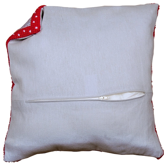 Cushion Back with Zipper Pk 2 Grey ~ Vervaco 45 x 45cm