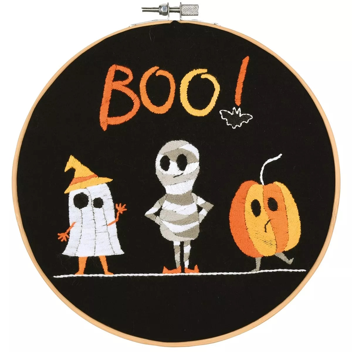 Boo! Halloween Embroidery Kit ~ Vervaco