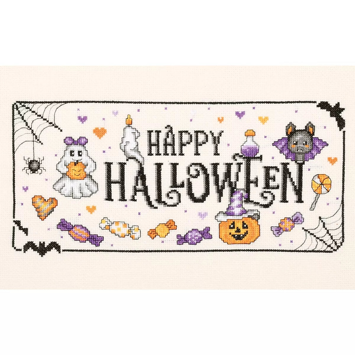 Happy Halloween Cross Stitch Kit Vervaco