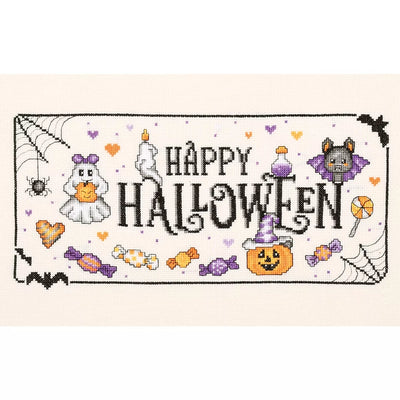 Happy Halloween Cross Stitch Kit Vervaco
