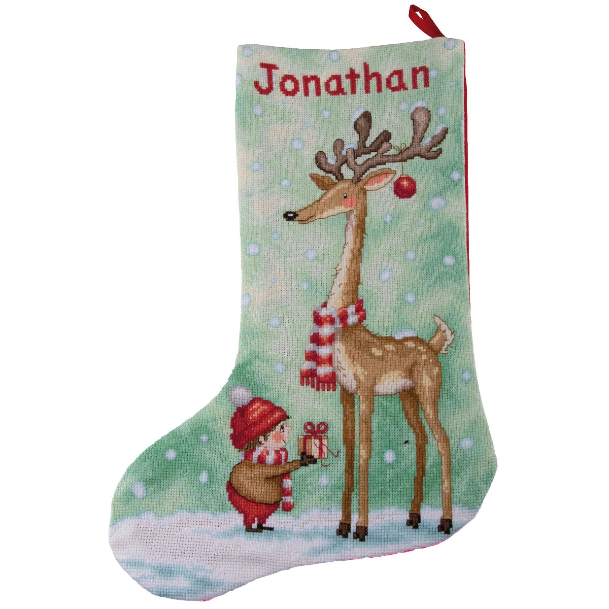 The Gift of Friendship Stocking Embroidery Kit ~ Vervaco