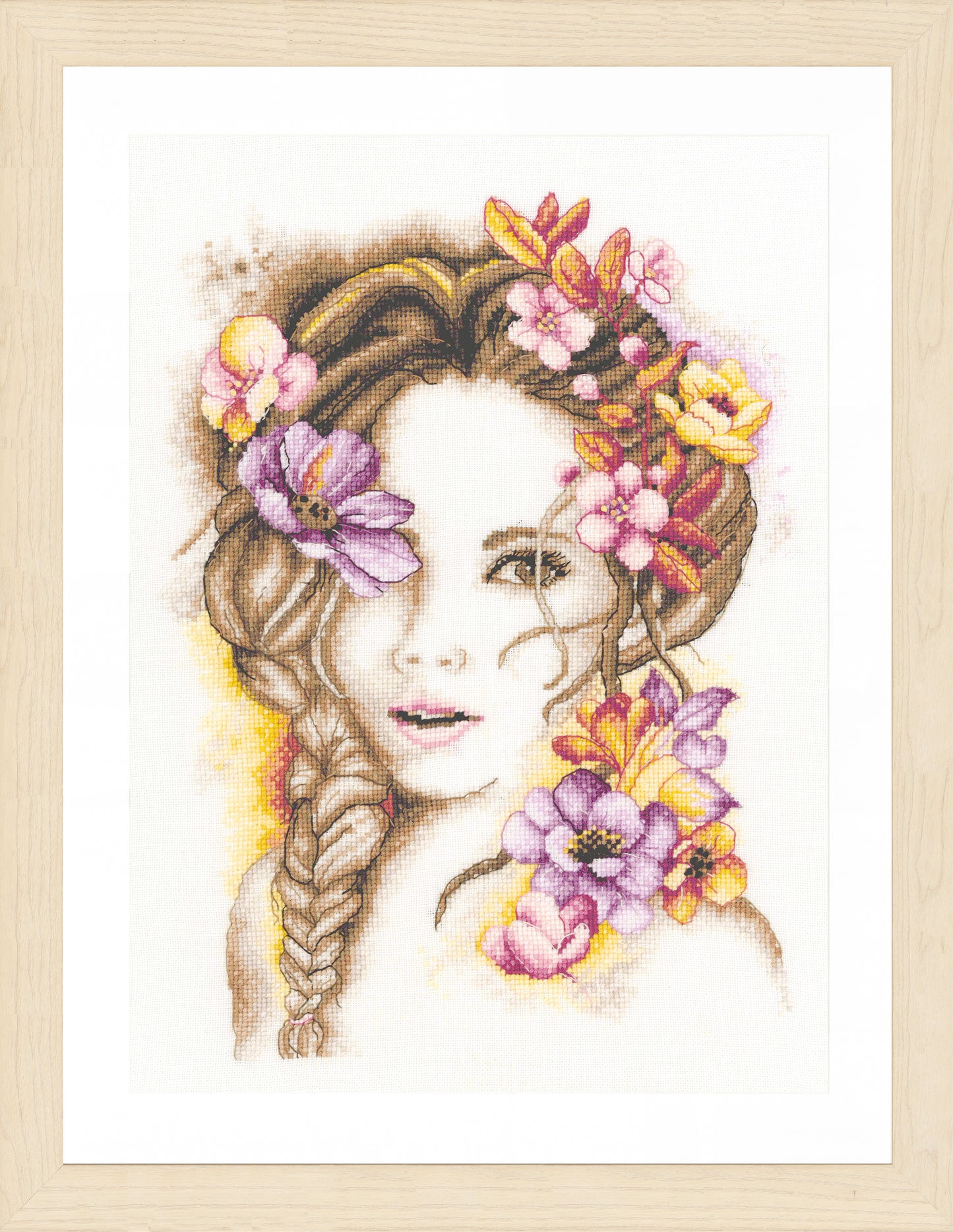 Madame Fleur Counted Cross Stitch Kit Lanarte