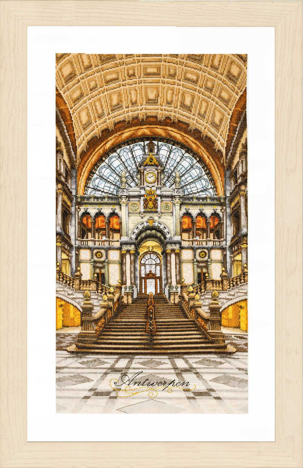 Lanarte Cross Stitch Kit - Antwerp Central Station