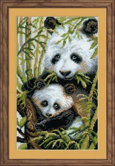 Riolis Cross Stitch Kit - Panda with Young