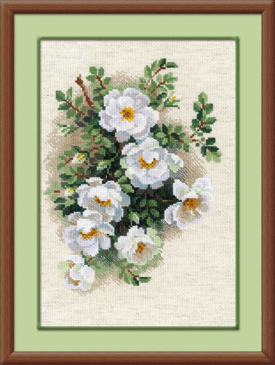 Riolis Cross Stitch Kit - White Briar