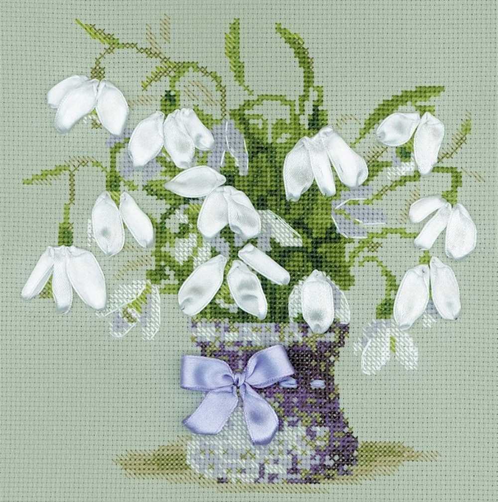 Riolis Cross Stitch Kit - Snowdrops