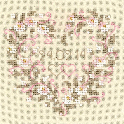 Riolis Cross Stitch Kit - From All Heart