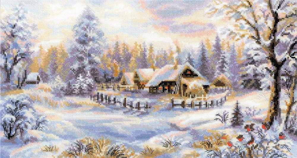 Riolis Cross Stitch Kit - Winter Evening