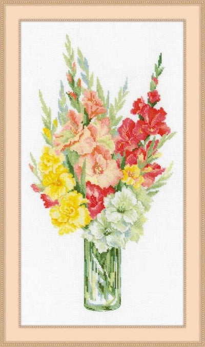 Riolis Cross Stitch Kit - Bouquet of Gladioli