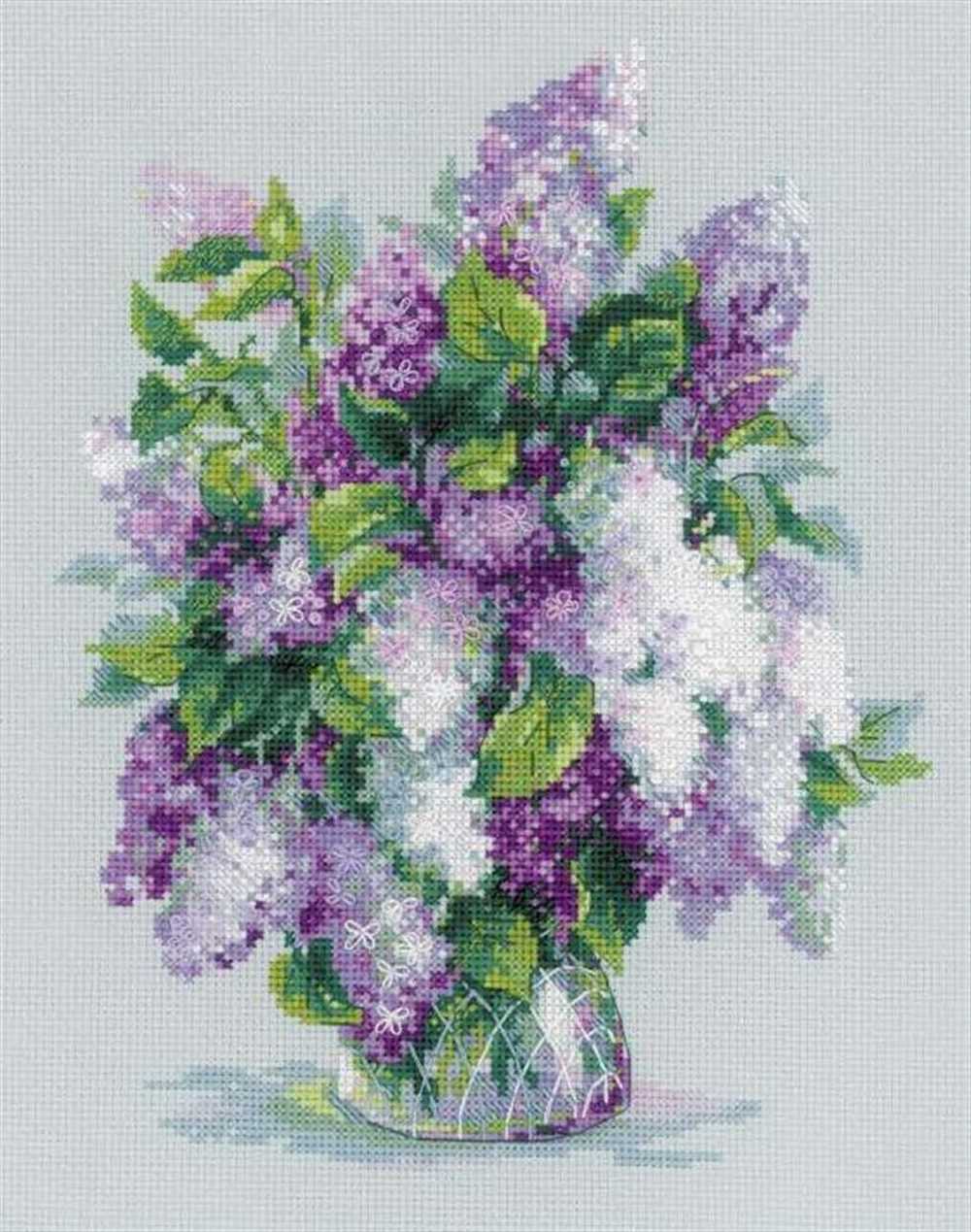 Riolis Cross Stitch Kit - Gentle Lilac