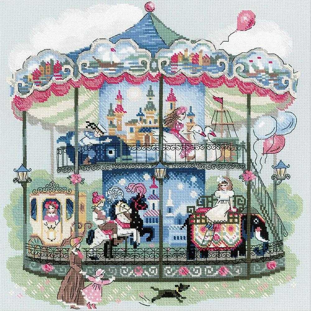 Riolis Cross Stitch Kit - Carousel