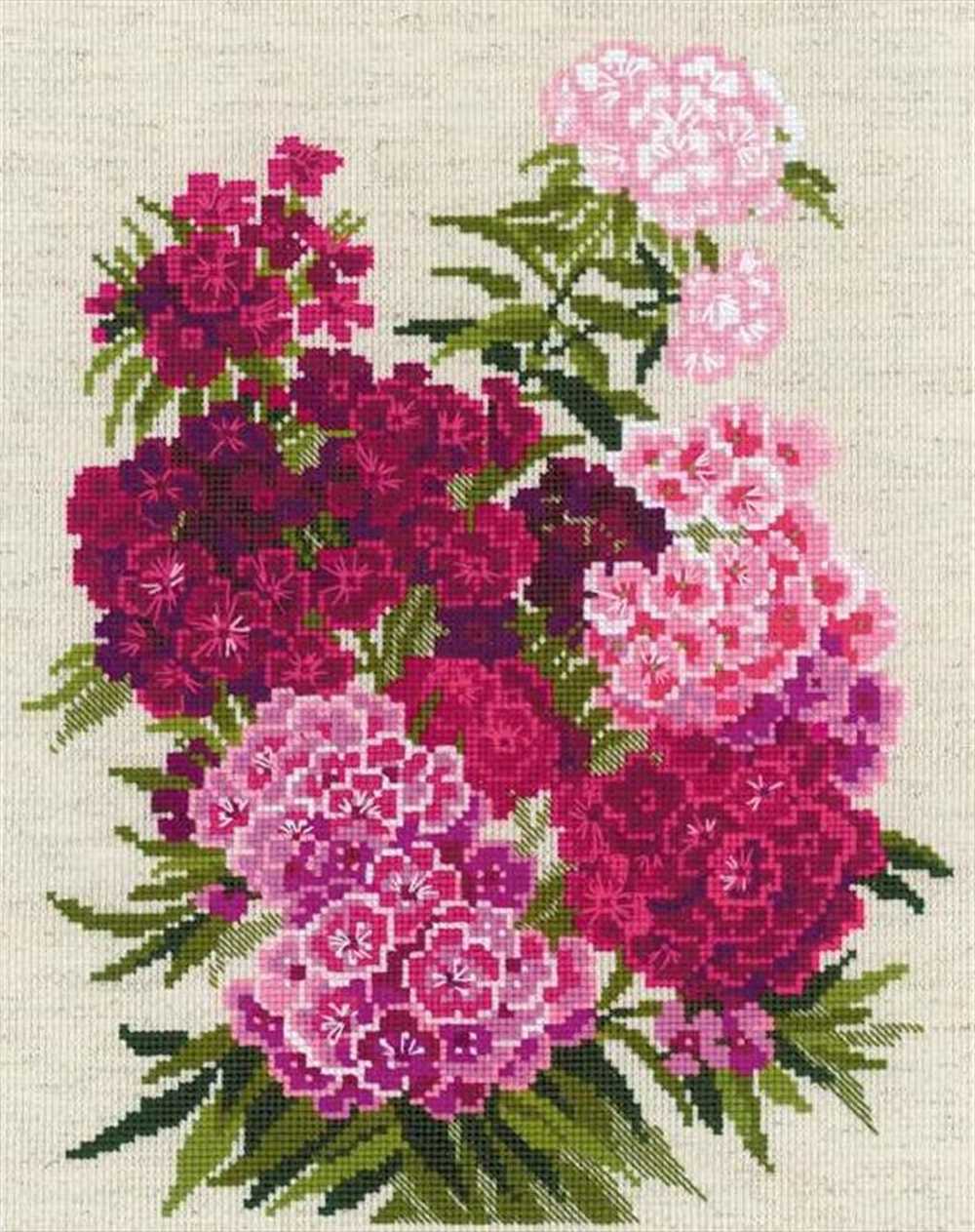 Riolis Cross Stitch Kit - Sweet William