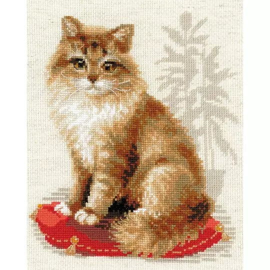 Pet Cat Cross Stitch Kit - Riolis