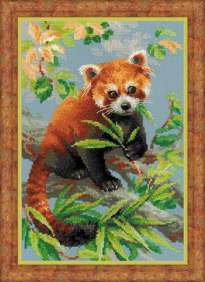 Riolis Cross Stitch Kit - Red Panda