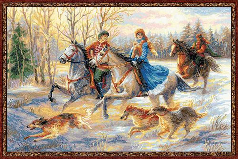 Riolis Cross Stitch Kit - Russian Hunting