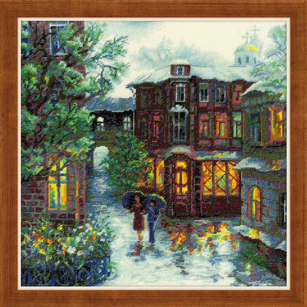 Riolis Cross Stitch Kit - Rainy Summer