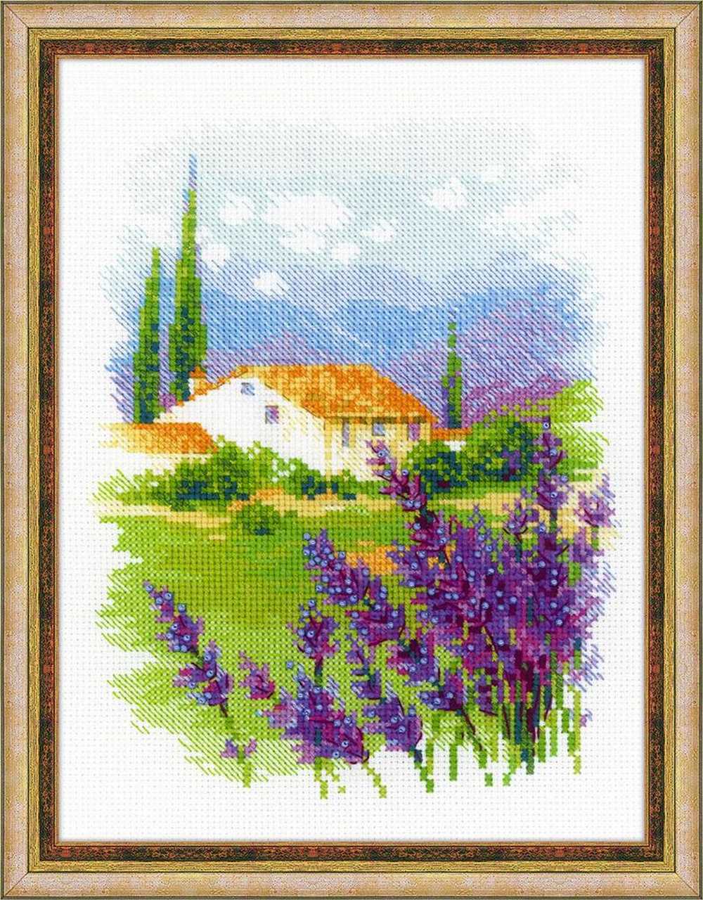 Riolis Cross Stitch Kit - Farm in Provence