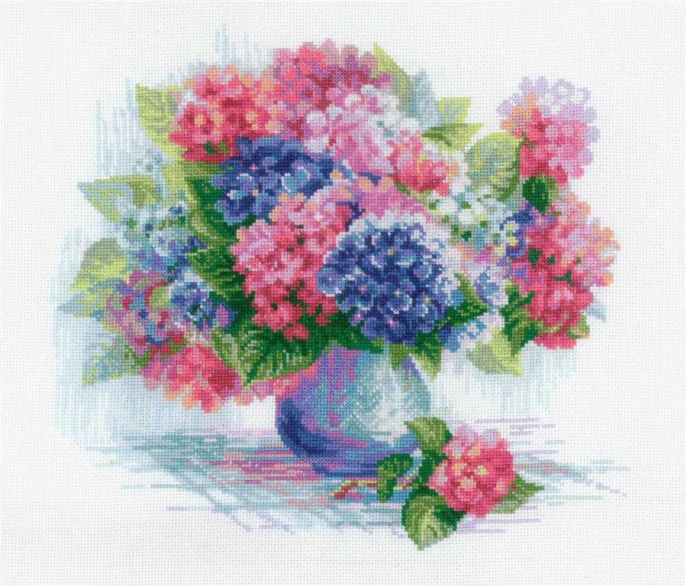 Riolis Cross Stitch Kit - Hydrangea