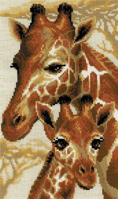 Riolis Cross Stitch Kit - Giraffes