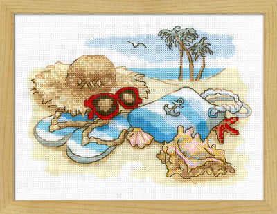 Riolis Cross Stitch Kit - Seaside Holiday