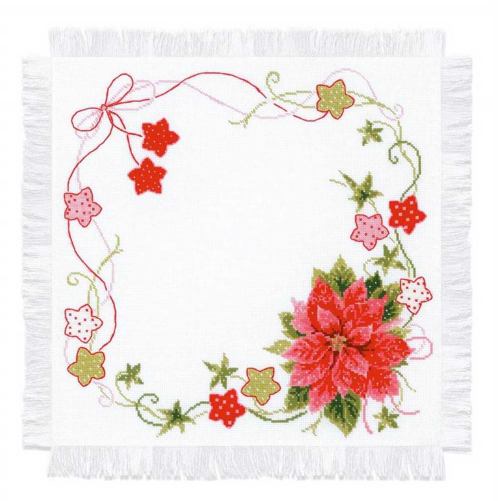 Riolis Cross Stitch Kit - Christmas Table Topper