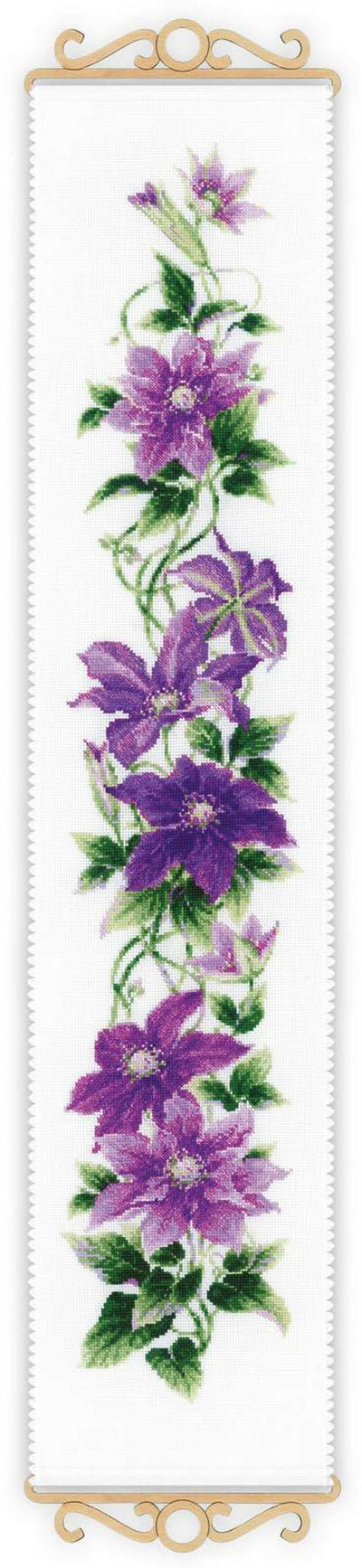 Riolis Cross Stitch Kit - Clematis