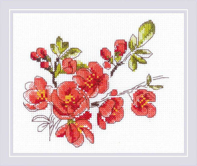 Riolis Cross Stitch Kit - Branch of Cydonia