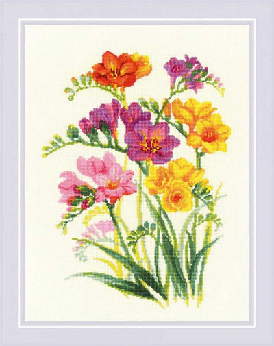 Riolis Cross Stitch Kit - Fragrant Freesia