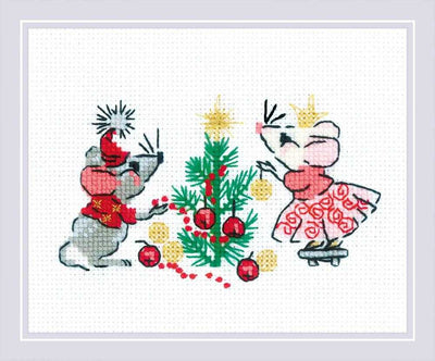 Riolis Cross Stitch Kit - Waiting for the Holidays