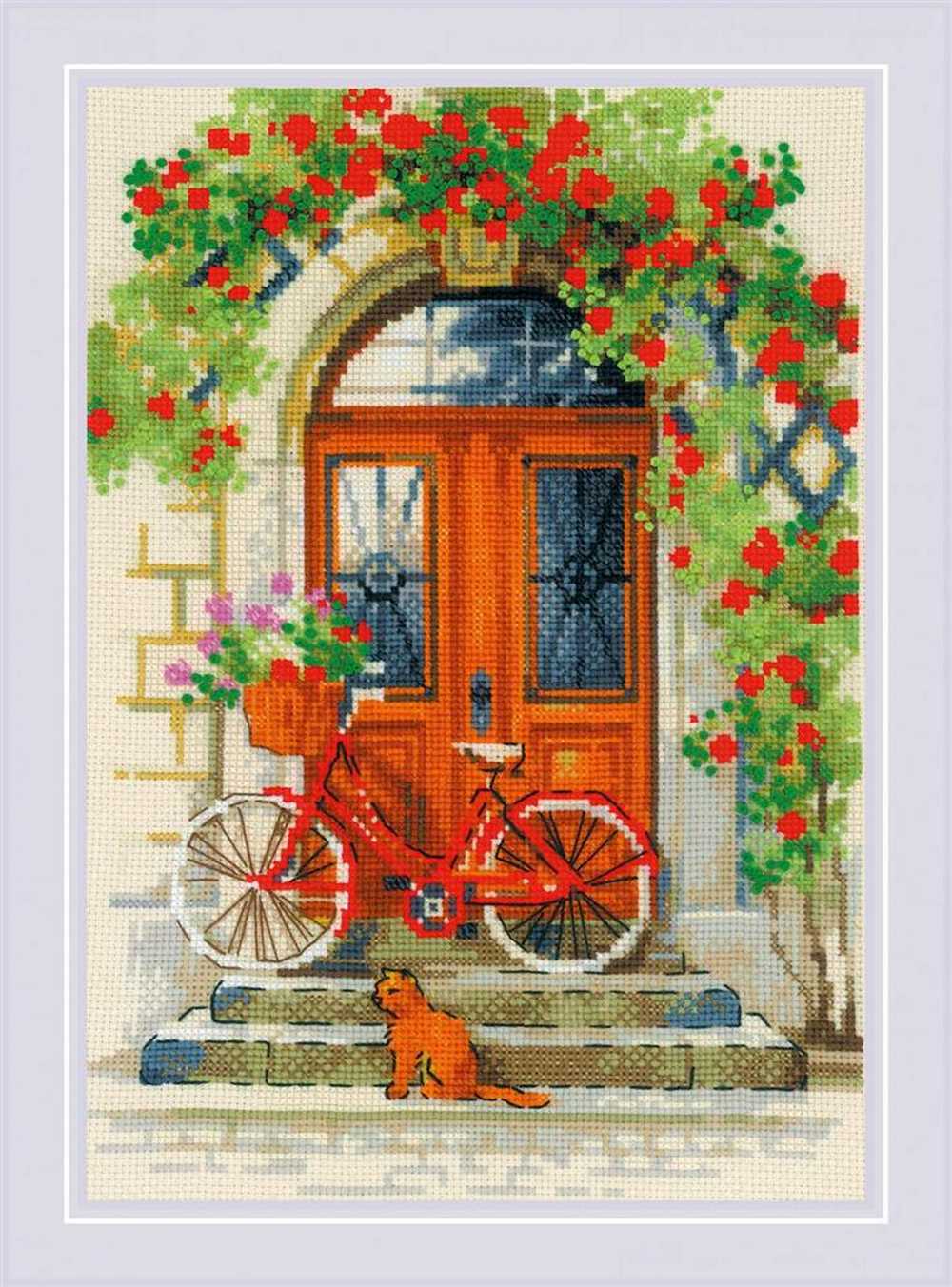 Riolis Cross Stitch Kit - Italian Door