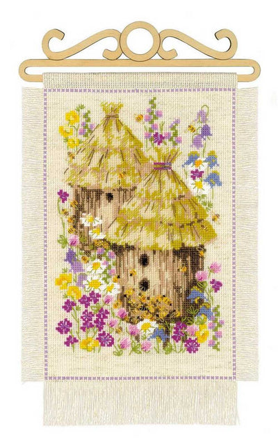 Riolis Cross Stitch Kit - Cottage Garden Summer