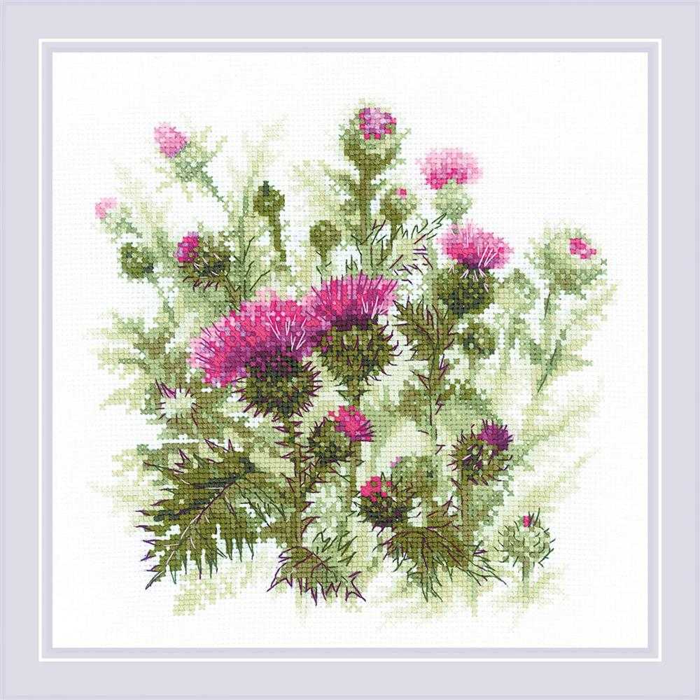 Riolis Cross Stitch Kit - Thistle