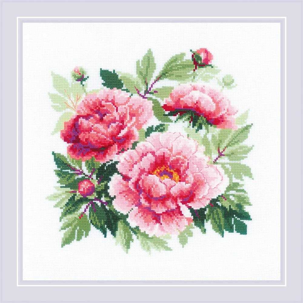 Riolis Cross Stitch Kit - Tree Peony